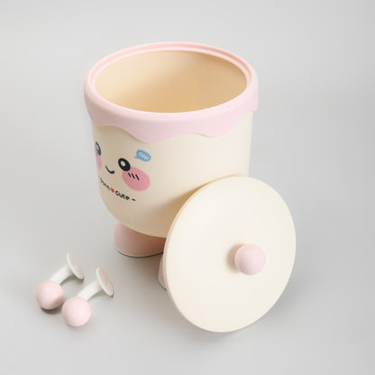 Mumuso Super Cute Storage Bin: Pink