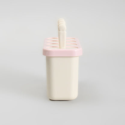 Mumuso Pink Cute Ice Pop Molds 4-Cavity