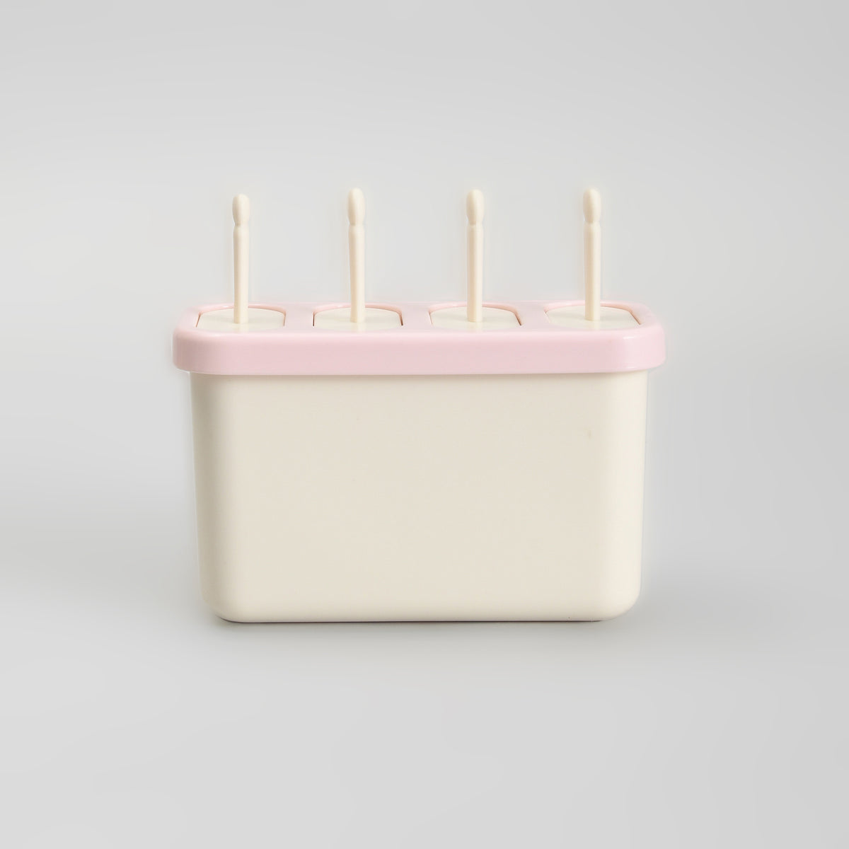 Mumuso Pink Cute Ice Pop Molds 4-Cavity