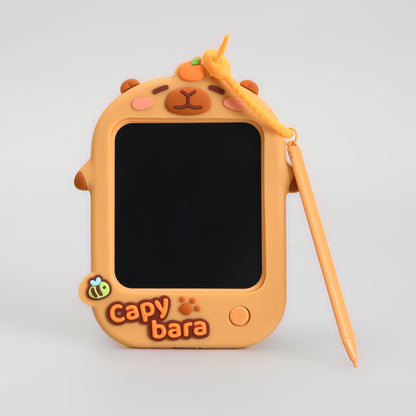 Capybara LCD Writing Tablet – Cute Doodle Board with Stylus &amp; Erase Button