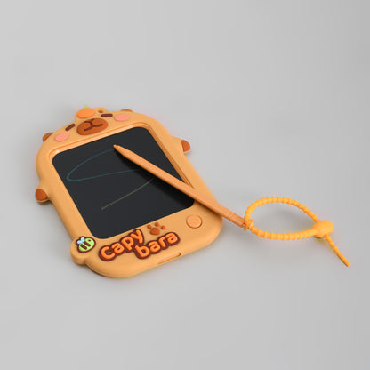 Capybara LCD Writing Tablet – Cute Doodle Board with Stylus &amp; Erase Button