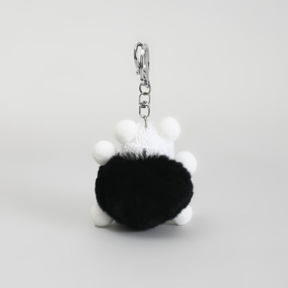 Cute Fluffy Pom Pom Keychain – Cool Sunglasses Bag Charm