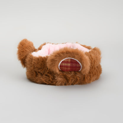 Mumuso Animal Series Headband &amp; Wristbands Set - Cute Bear/ Brown