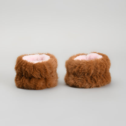Mumuso Animal Series Headband &amp; Wristbands Set - Cute Bear/ Brown