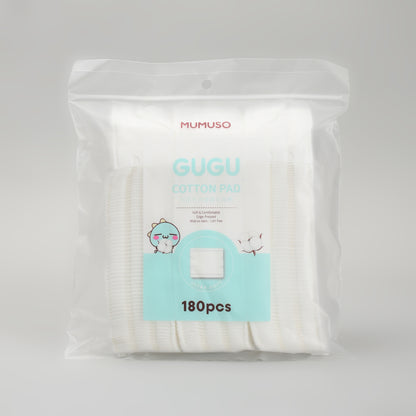 GUGU Cotton Pads – 180 Pcs | Makeup Pads