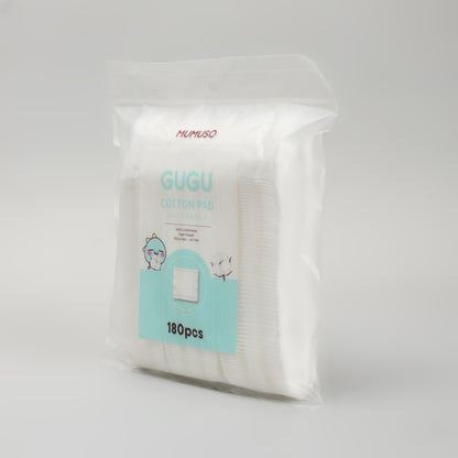 GUGU Cotton Pads – 180 Pcs | Makeup Pads