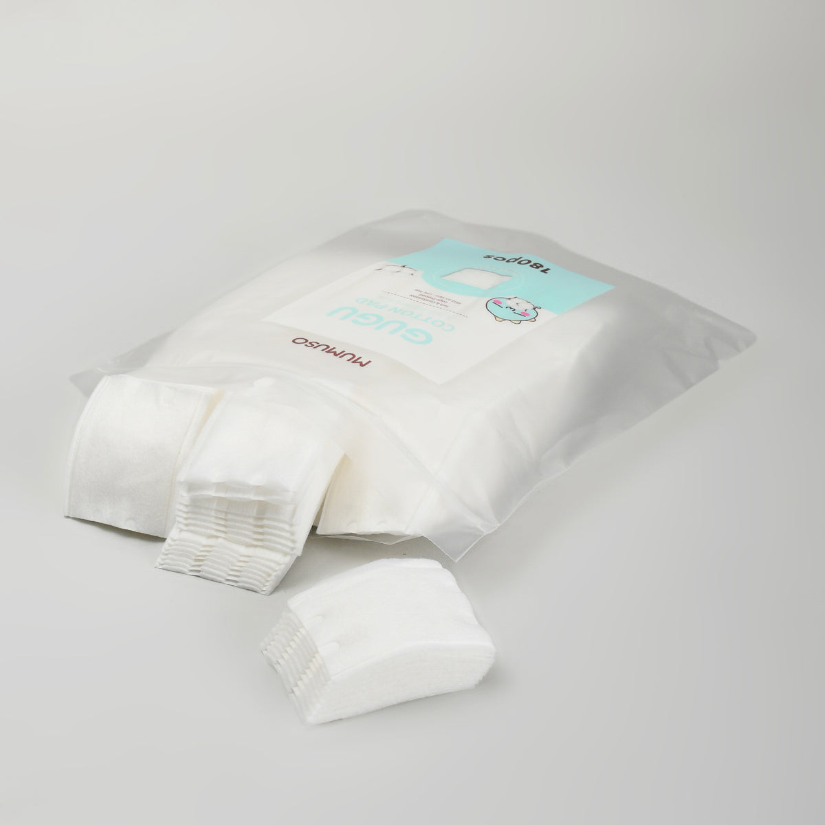 GUGU Cotton Pads – 180 Pcs | Makeup Pads