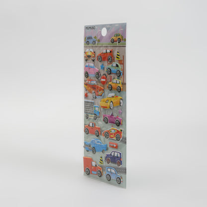 Cool Cars 3D Puffy Stickers for Kids