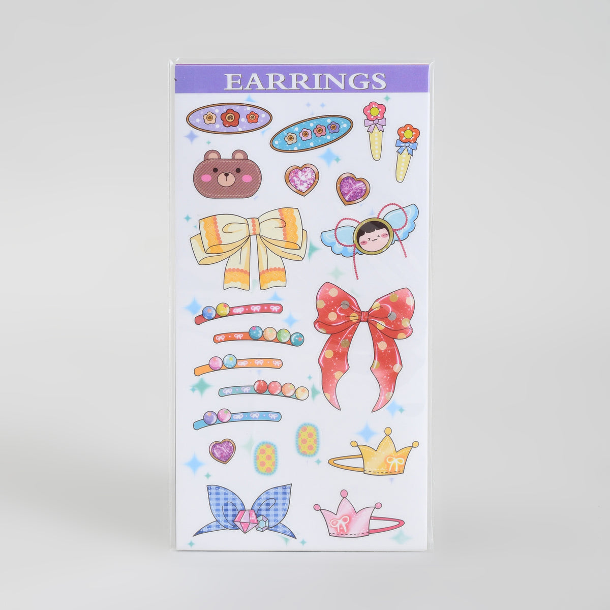 Makeup Stickers Gift Set for Girls – Dress-Up Sticker Book with Rhinestones