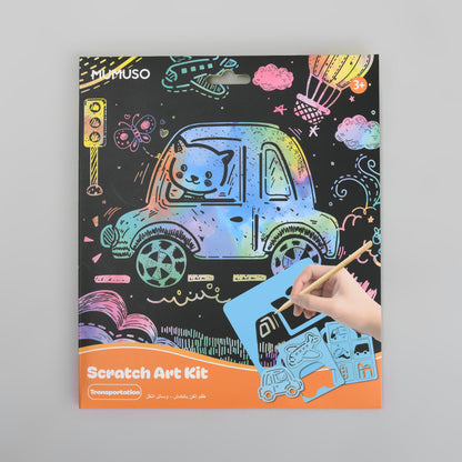 Mumuso Scratch Art Kit -  Perfect for Kids!