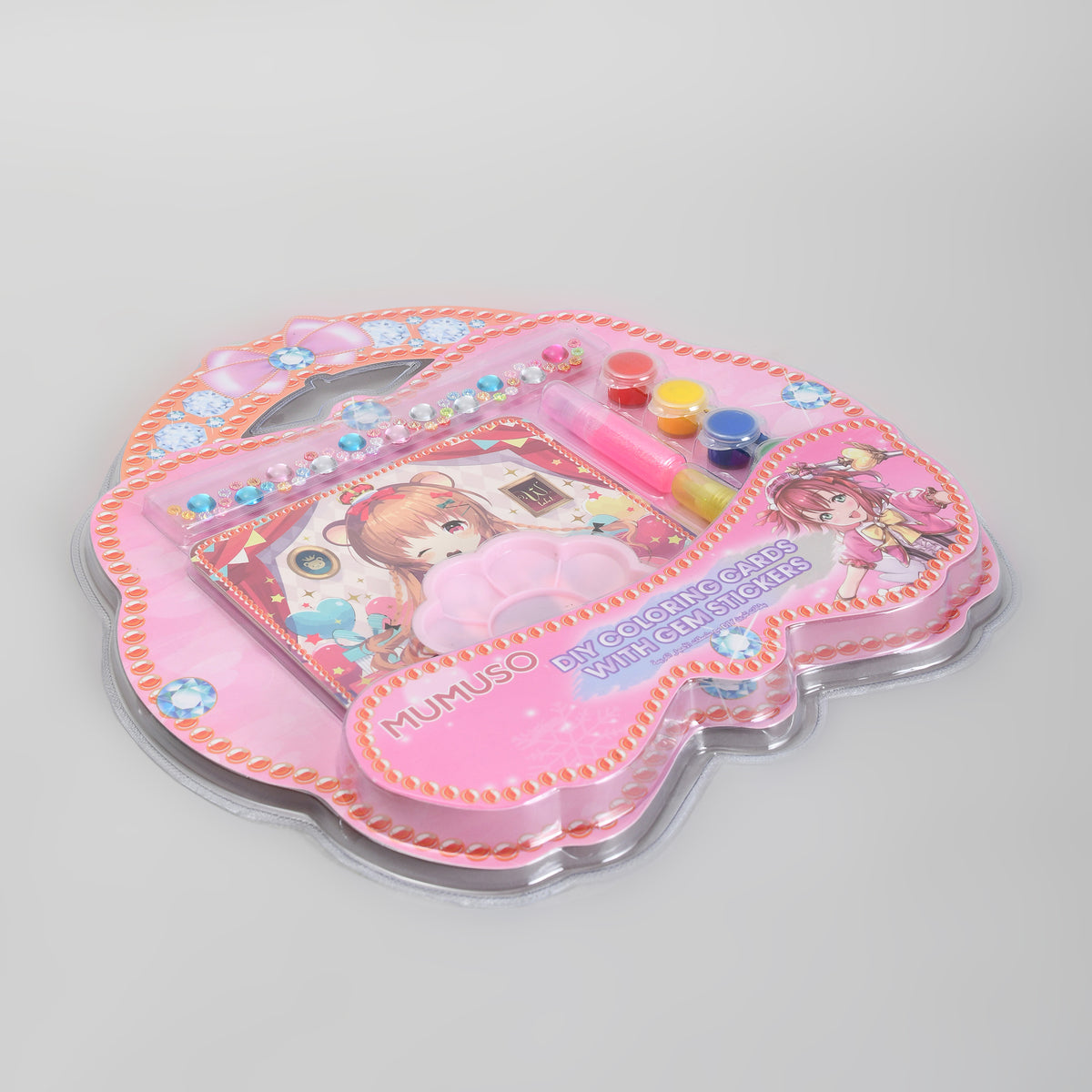 Kids DIY Colouring Cards with Gem Stickers – Paint, Glitter &amp; Sparkle