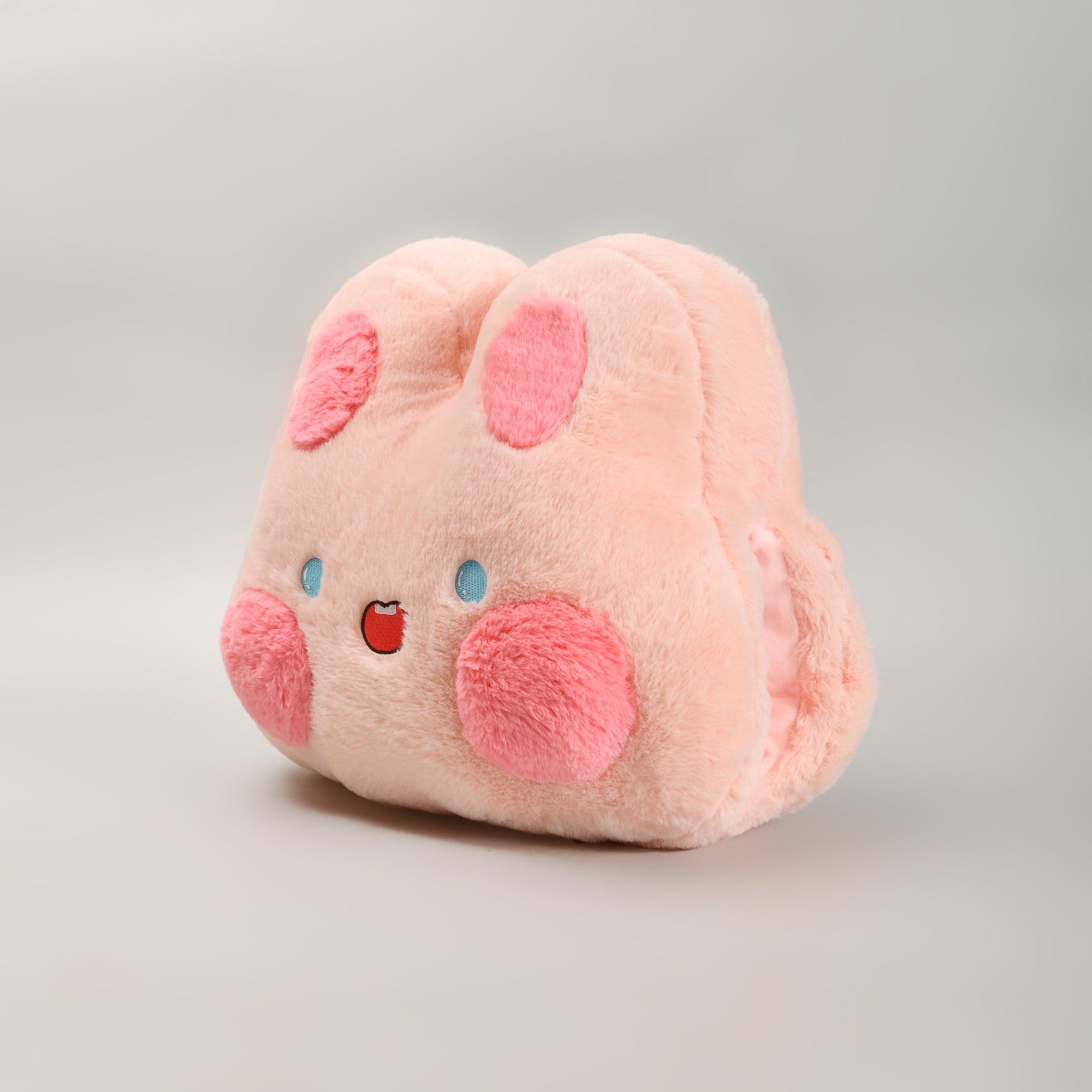 Cute Pink Bunny Rabbit Hand Warmer Pillow- Throw Pilllow