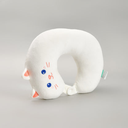 Premium Quality Cute White Cat Neck Pillow