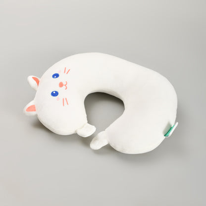 Premium Quality Cute White Cat Neck Pillow