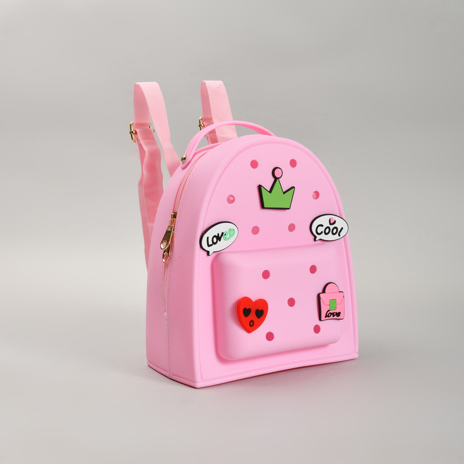 Pink Dream School Backpack with 3D Embellishments