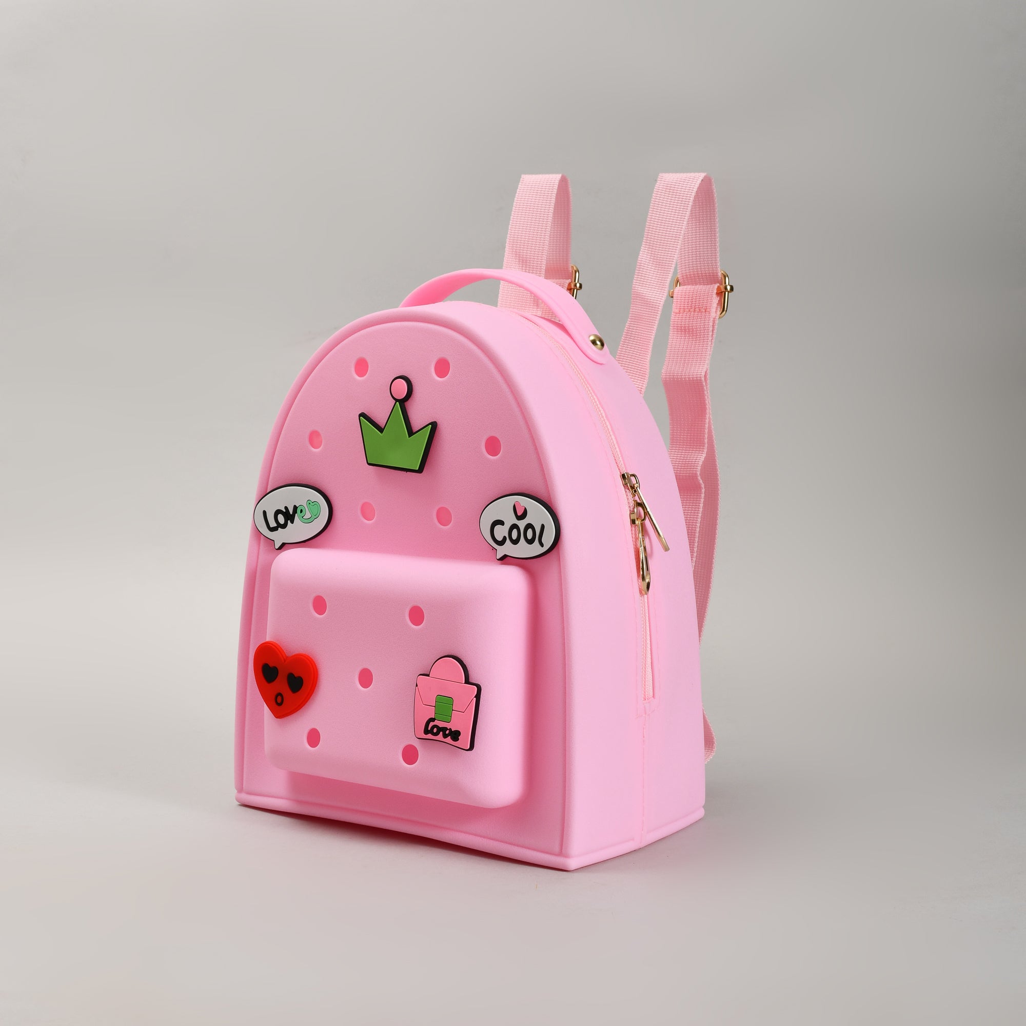 Pink Dream School Backpack with 3D Embellishments