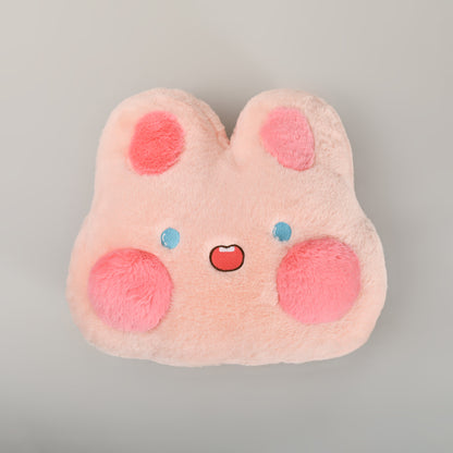 Cute Pink Bunny Rabbit Hand Warmer Pillow- Throw Pilllow