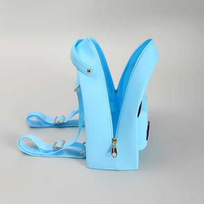 Vibrant Blue school Backpack with 3D Embellishments