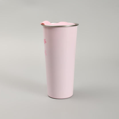 Insulated Pink Cherry Blossom Tumbler- 500ml