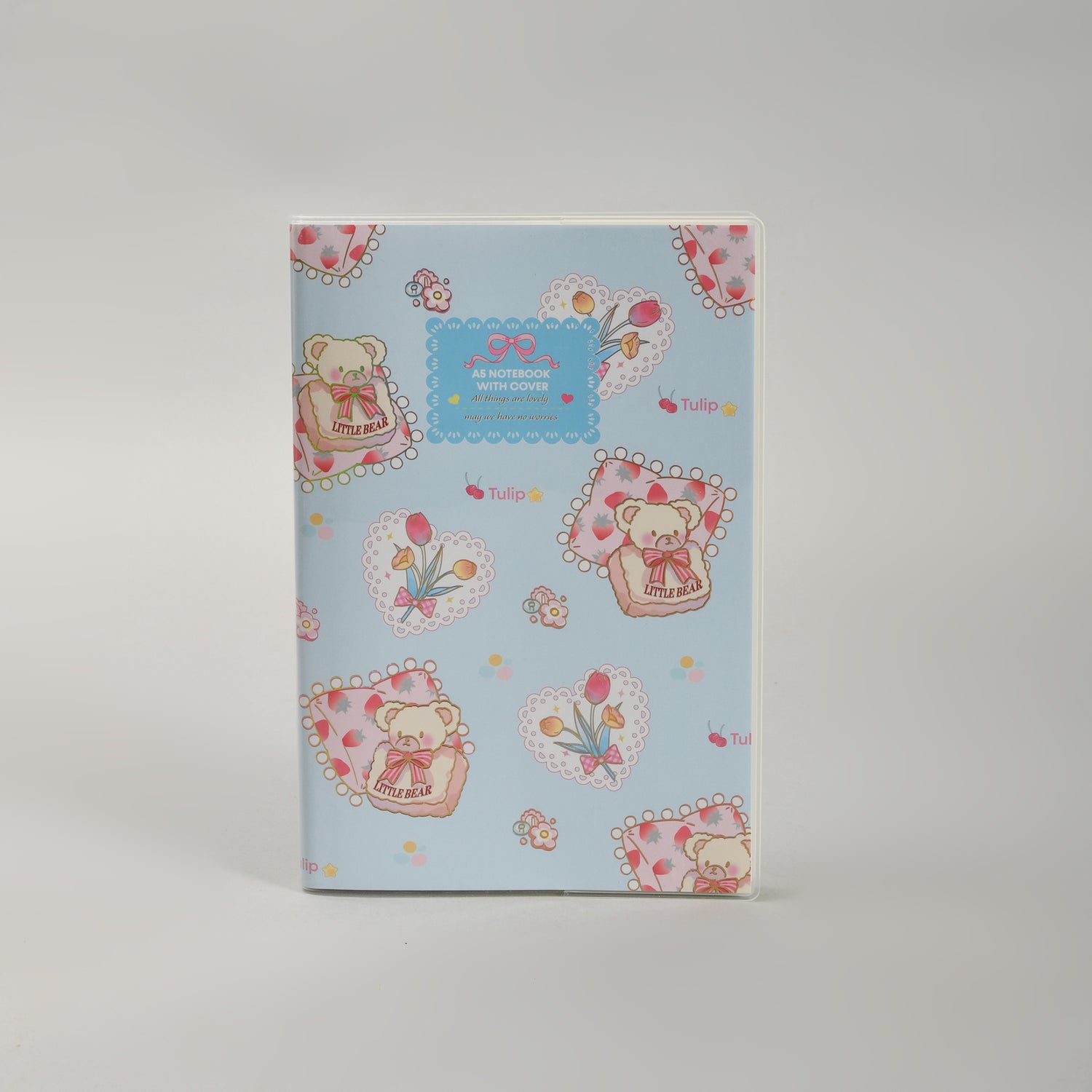 A5 Notebook with Cover - Sweet Strawberry
