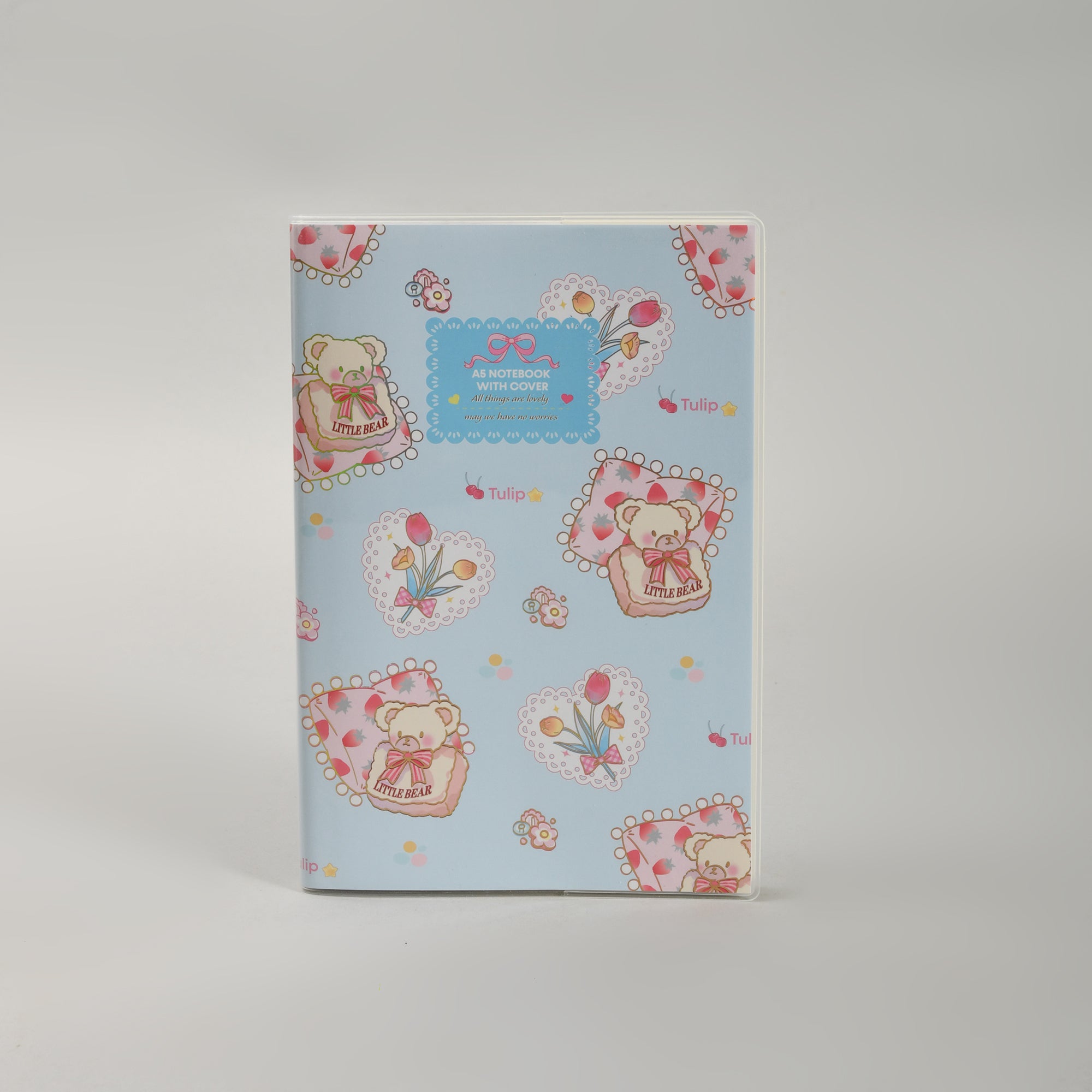 A5 Notebook with Cover - Sweet Strawberry