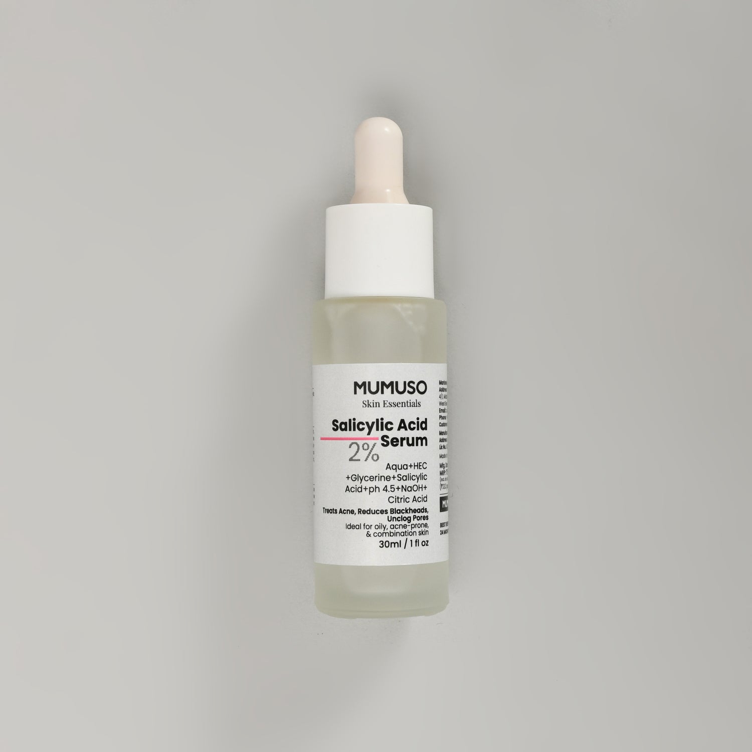Mumuso Skin Essential- Salicylic Acid- 30ml