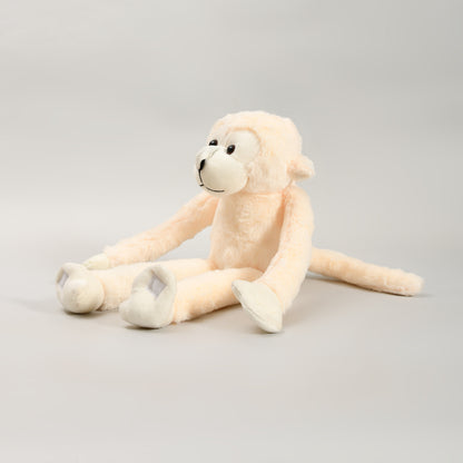 Hanging Monkey Plush Toy - Butter Yellow/ 55 cm