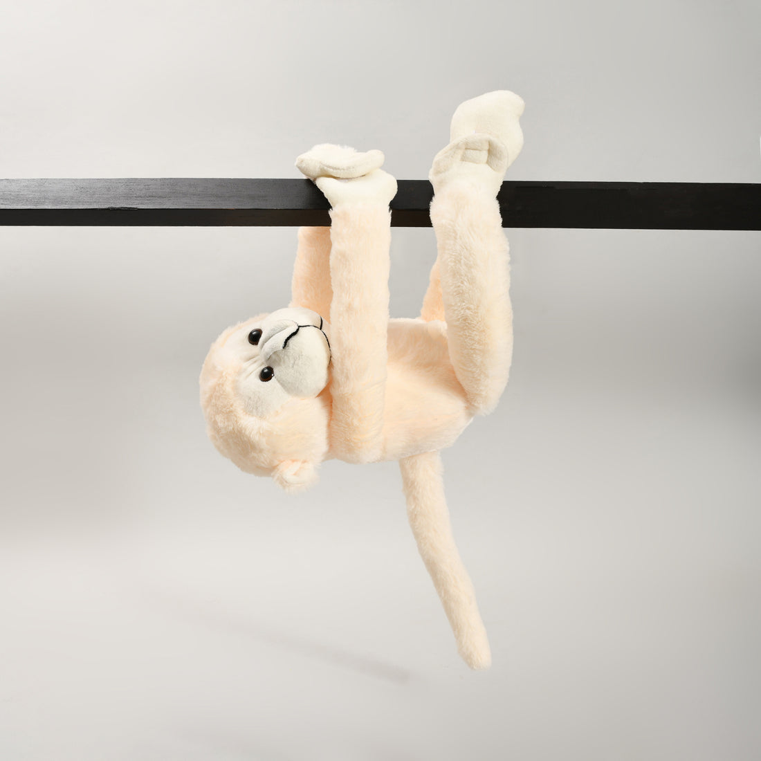 Hanging Monkey Plush Toy - Butter Yellow/ 55 cm