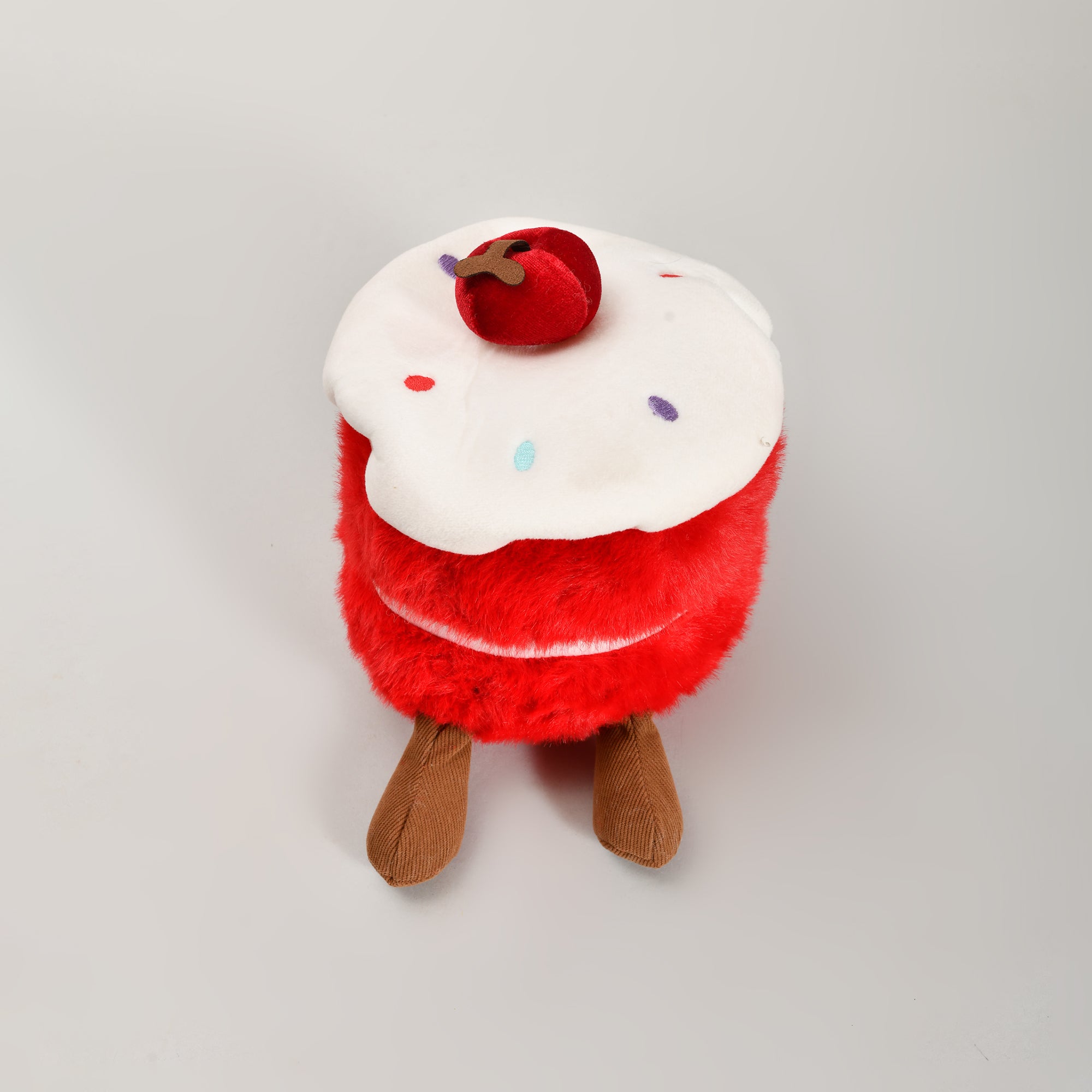 23cm Red Cherry Cake Plush Toy- Don&