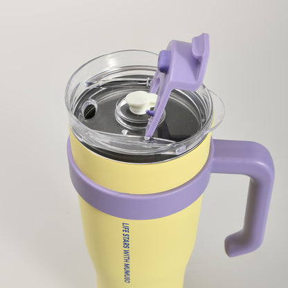 Yellow Insulated Tumbler- 1200ml