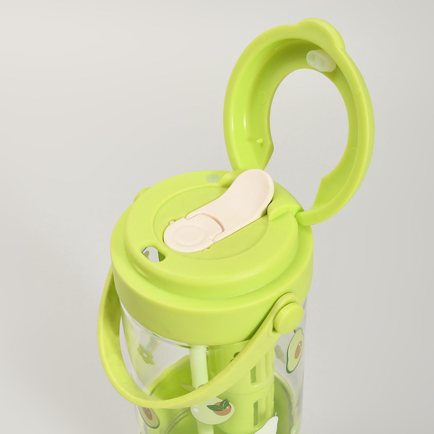 Avocado Portable Plastic Water Bottle with Infuser (Green/800 mL)
