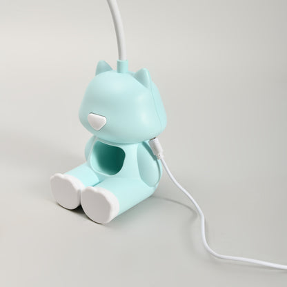 Mumuso Cute Cat Desk Lamp - Light Blue