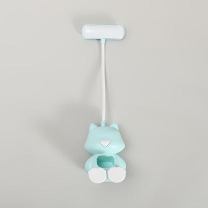 Mumuso Cute Cat Desk Lamp - Light Blue