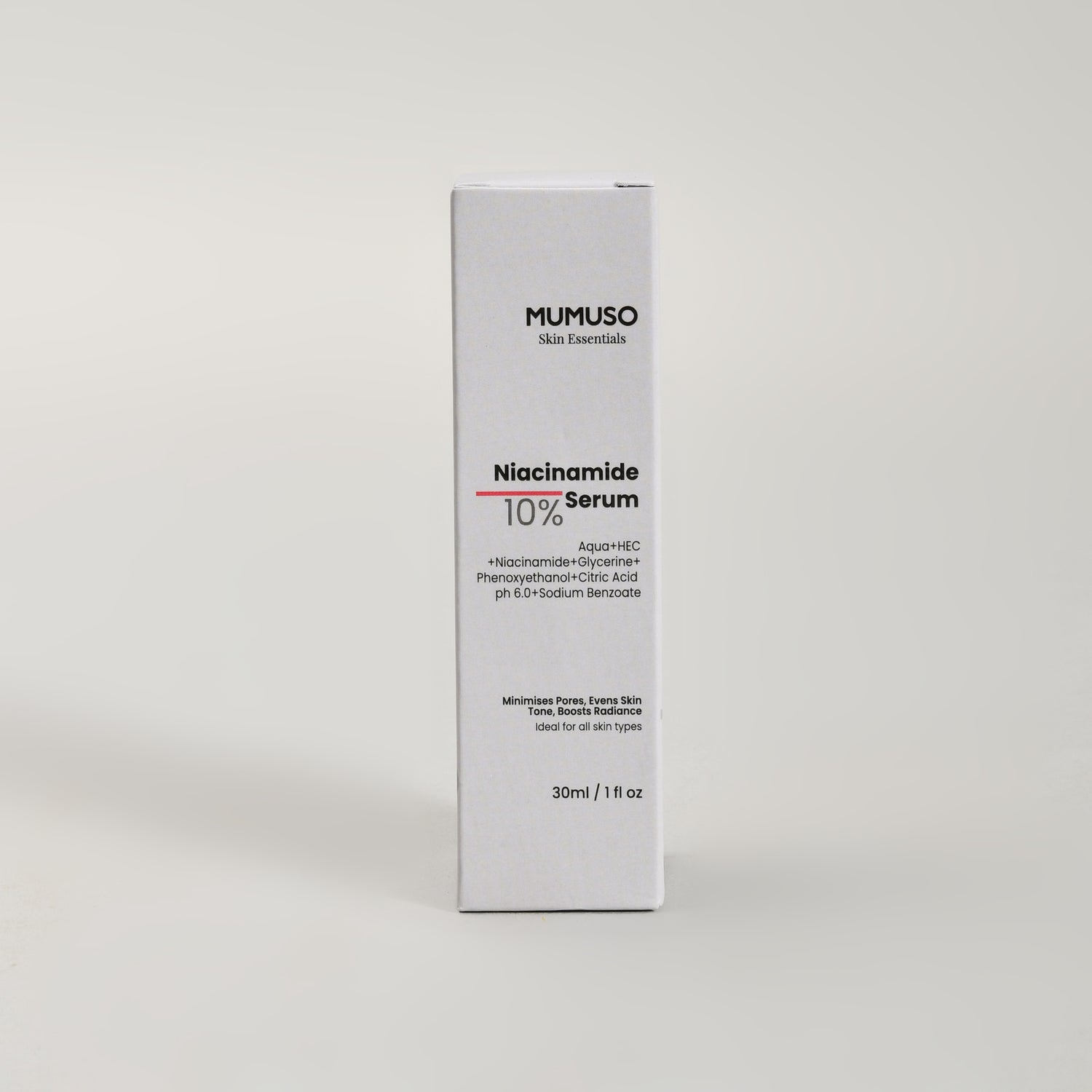 Mumuso Skin Essentials: Niacinamide Serum- 30ml