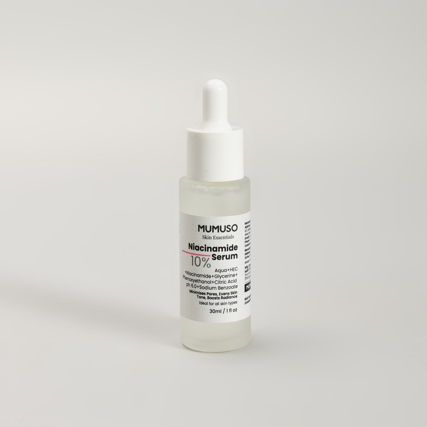 Mumuso Skin Essentials: Niacinamide Serum- 30ml