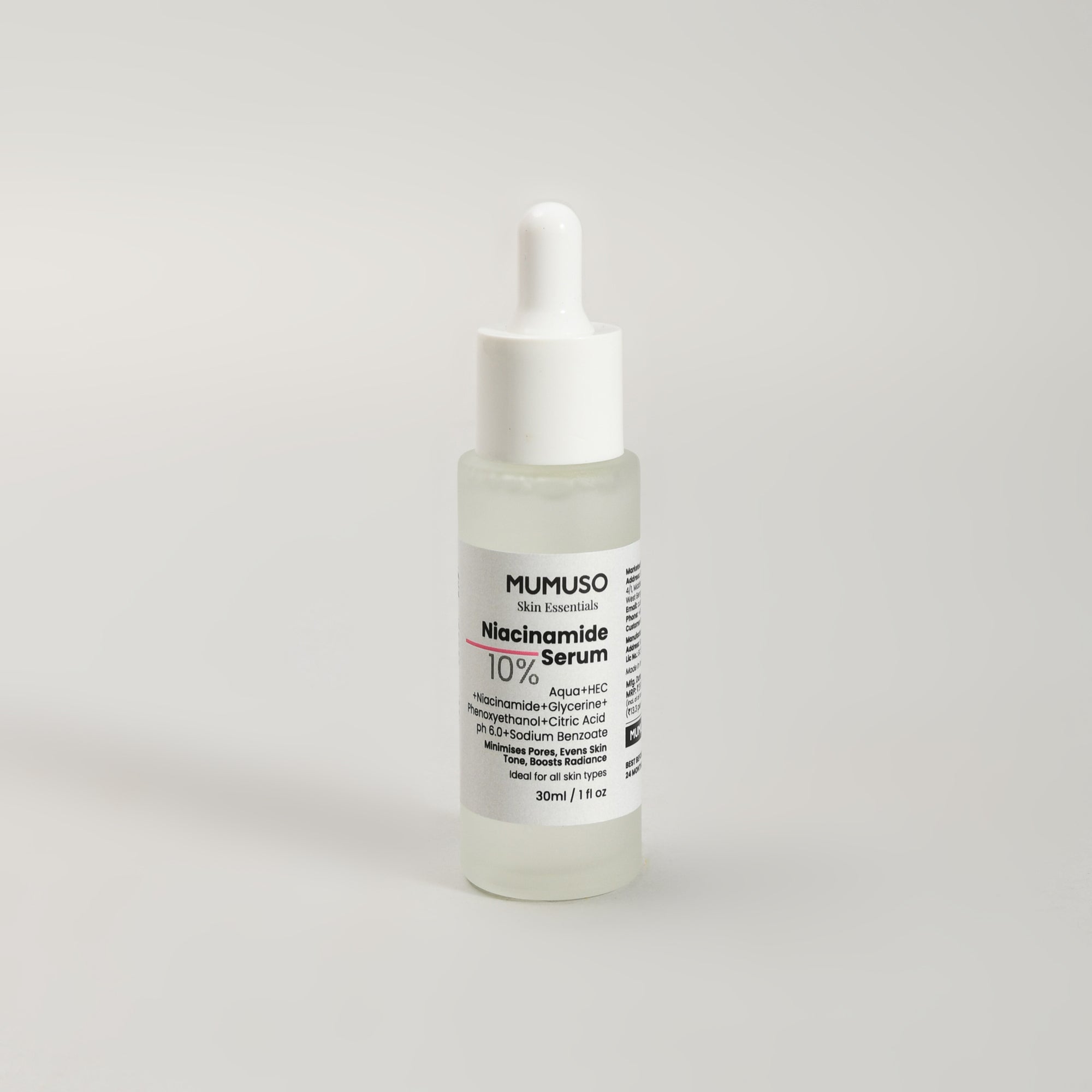 Mumuso Skin Essentials: Niacinamide Serum- 30ml