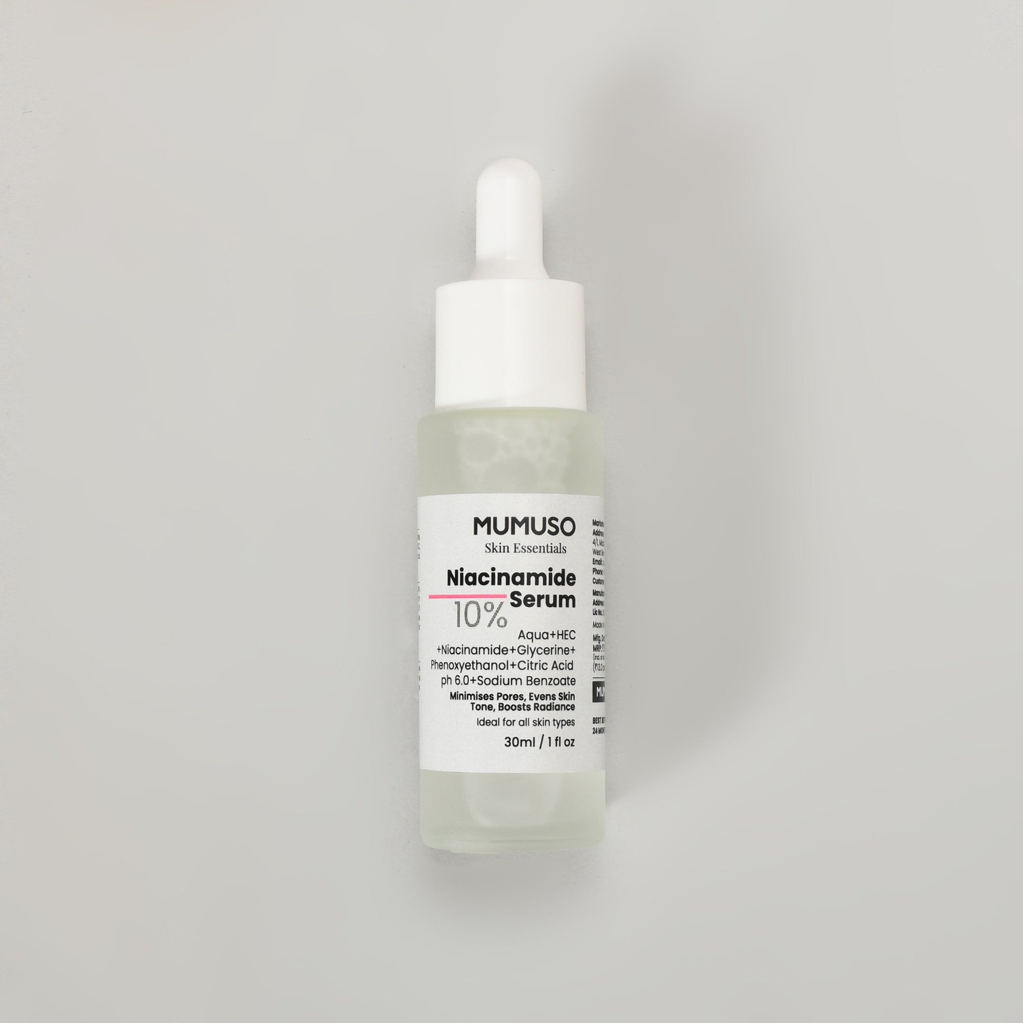Mumuso Skin Essentials: Niacinamide Serum- 30ml