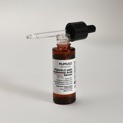 Mumuso Skin Essential: Vitamin C with Hyaluronic Acid Serum- 30ml