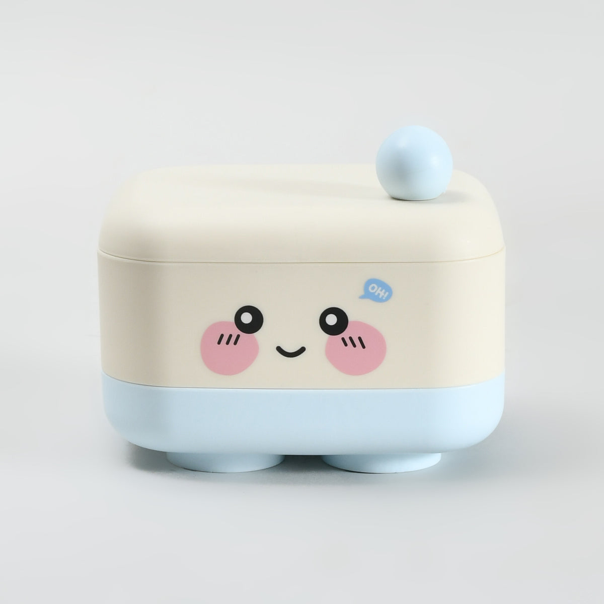 Mumuso Macroon Series Soap Case- Pink &amp; Blue