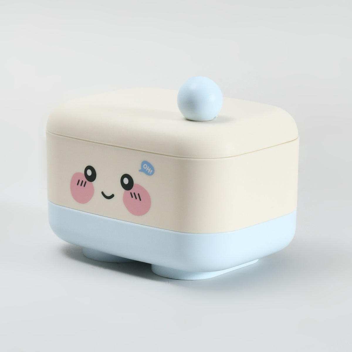 Mumuso Macroon Series Soap Case- Pink &amp; Blue