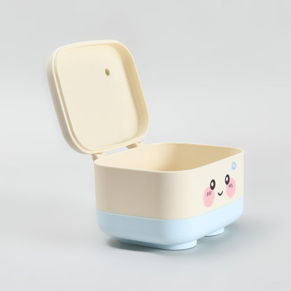 Mumuso Macroon Series Soap Case- Pink &amp; Blue