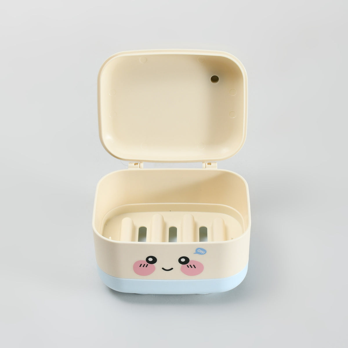 Mumuso Macroon Series Soap Case- Pink &amp; Blue