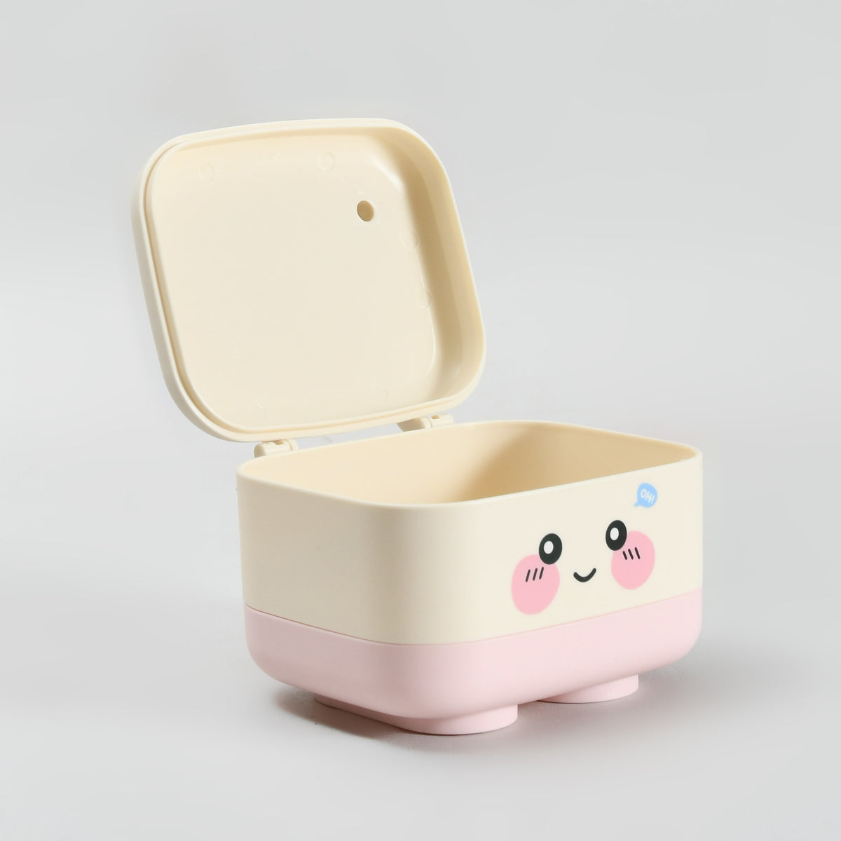Mumuso Macroon Series Soap Case- Pink &amp; Blue