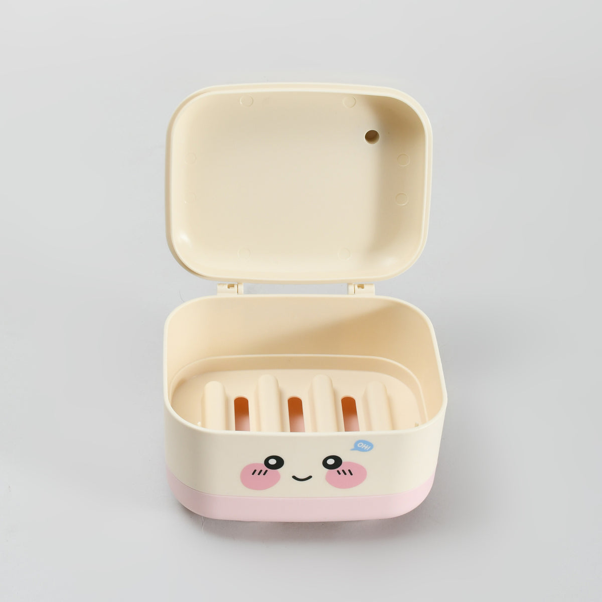 Mumuso Macroon Series Soap Case- Pink &amp; Blue