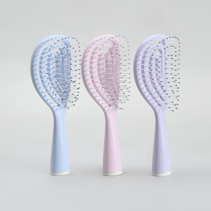 Macaron Series HairBrush- Purple| Blue| Pink - Includes 1