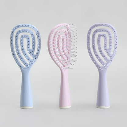 Macaron Series HairBrush- Purple| Blue| Pink - Includes 1