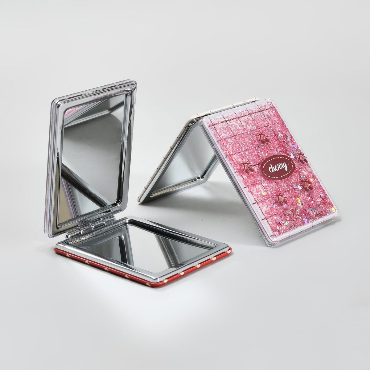 Cherry Collection Mini Folding Mirror - 1 pc