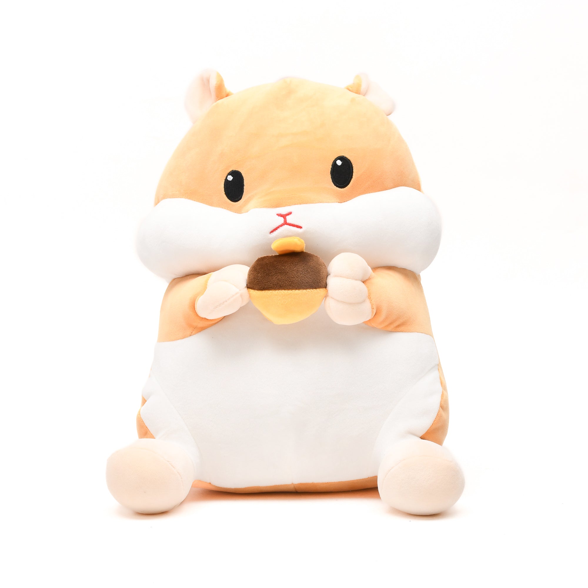 Cute Hamster Handwarmer Pillow- Beige and Gray