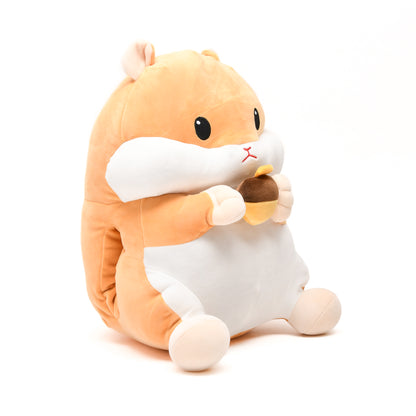 Cute Hamster Handwarmer Pillow- Beige and Gray