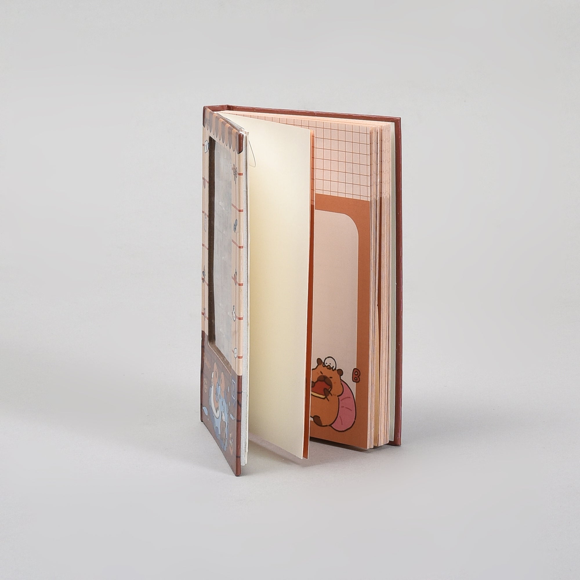 Fun Notebook with Tetris Game Cover (Capybara&